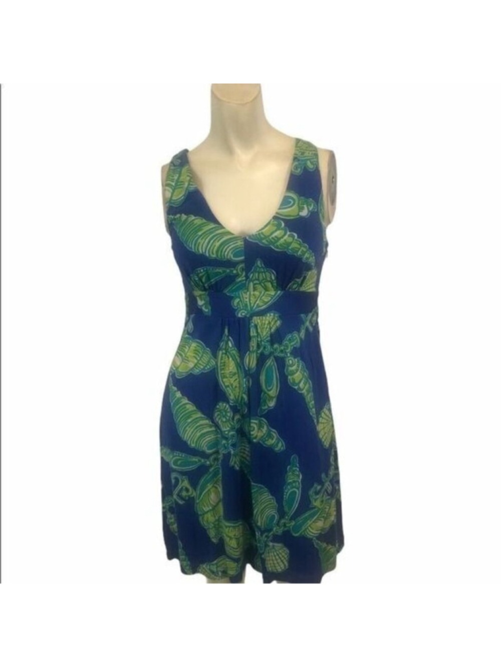 Lilly Pulitzer Seashell Silk Blend Dress XS